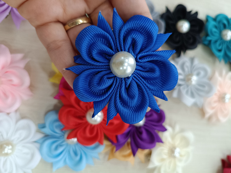 گیره مو گل مرواریدی بسته 6عددی