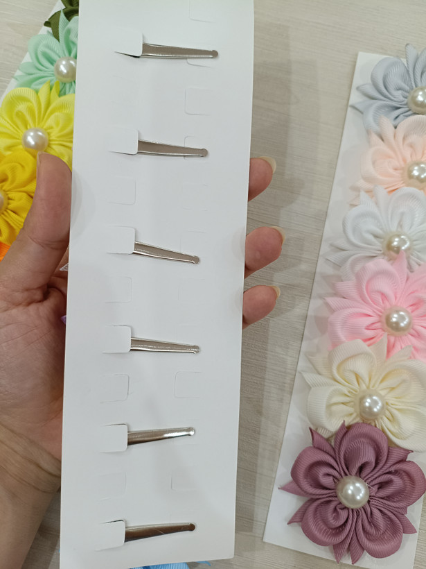 گیره مو گل مرواریدی بسته 6عددی